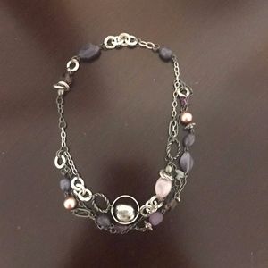 Purple Beaded Necklace